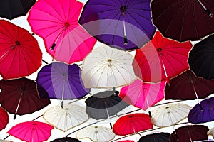 colorful umbrellas