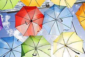 Colorful umbrellas