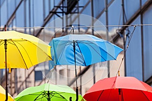 Colorful umbrellas