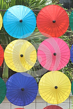 Colorful umbrellas