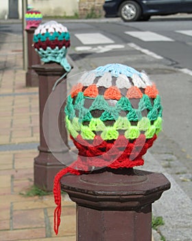 Colorful Urban Knitting