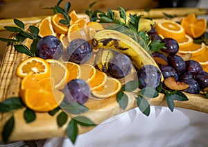 Colorful and varios heap of fruit photo