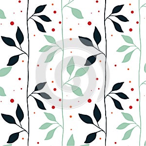 Colorful Vector Floral Pattern