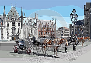 Colorful vector hand drawing Holland 6