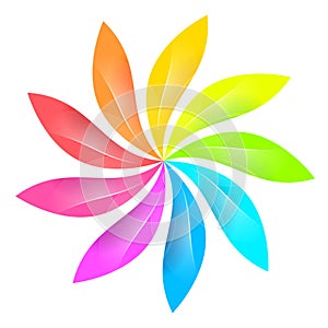 Colorful vector logo