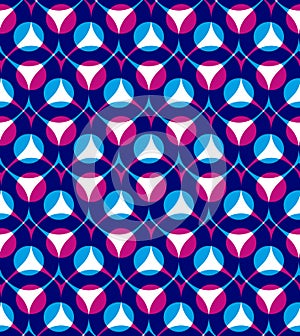 Colorful vector seamless pattern with droplets.