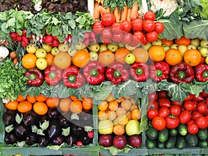 Vistoso verduras a 