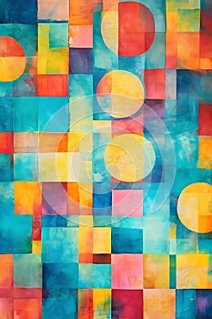 Colorful, vibrant abstraction background that is a true explosion of creativity.