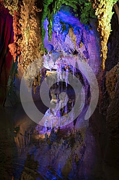 Colorful View of Shenandoah Caverns