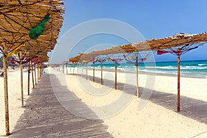 Colorful View of Sousse Beach, Tunisia