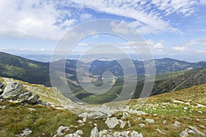 Colorful View on the summer Slovakia Mountains Low Tatras