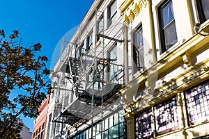 Colorful Vintage Apartment Building