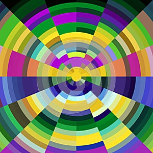 Colorful vivid round lines,circles, lights, shades, textile pattern, abstract background