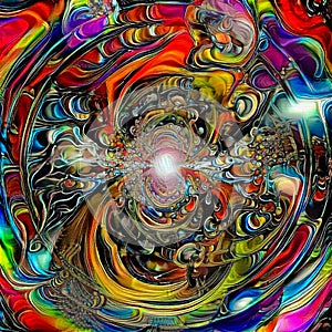 Colorful vortex