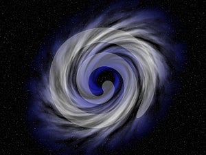 Colorful vortex in space photo