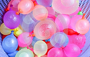 Colorful water balloons