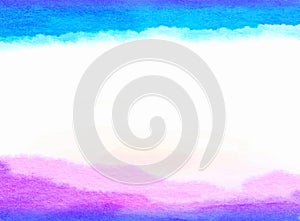 Colorful watercolor hand-painted art illustration : abstract art background