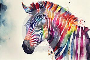 Rainbow Zebra photo