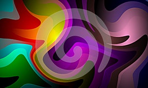 Colorful wave abstract background,wallpaper.vector,illustration. photo