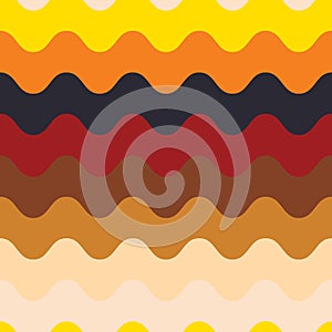 Colorful wave pattern