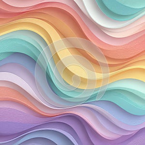 Colorful Wave Pattern Design for Abstract Background or Wallpaper