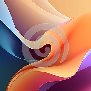 Colorful waves abstract background