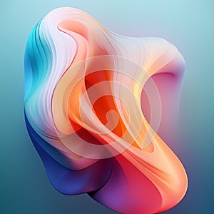 Colorful waves abstract background