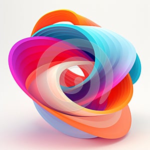 Colorful waves abstract background