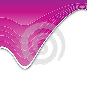 Colorful waves design illustration. Abstract waves vector graphic template