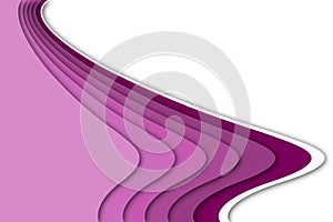 Colorful waves design illustration. Abstract waves vector graphic template