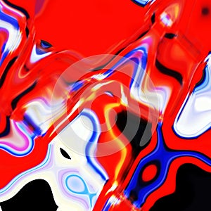 Red vivid waves background, lights background, colors, shades abstract graphics. Abstract background and texture