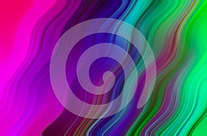 Colorful Wavy Gradient Lines Abstract Background. Best for Computer and Mobile phone wallpaper. Fluid painting abstract texture