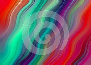 Colorful Wavy Gradient Lines Abstract Background. Best for Computer and Mobile phone wallpaper. Fluid painting abstract texture