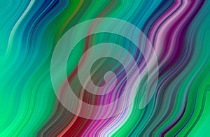 Colorful Wavy Gradient Lines Abstract Background. Best for Computer and Mobile phone wallpaper. Fluid painting abstract texture