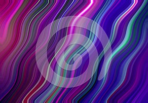 Colorful Wavy Gradient Lines Abstract Background. Best for Computer and Mobile phone wallpaper. Fluid painting abstract texture