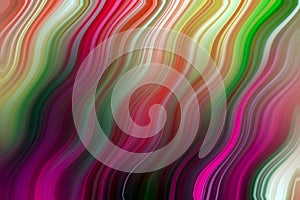 Colorful Wavy Gradient Lines Abstract Background. Best for Computer and Mobile phone wallpaper. Fluid painting abstract texture