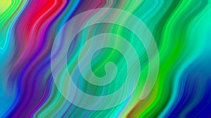 Colorful Wavy Gradient Lines Abstract Background. Best for Computer and Mobile phone wallpaper. Fluid painting abstract texture