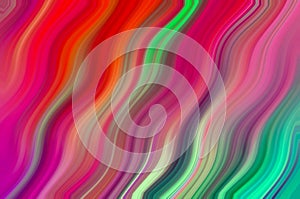 Colorful Wavy Gradient Lines Abstract Background. Best for Computer and Mobile phone wallpaper. Fluid painting abstract texture