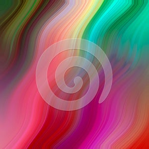 Colorful Wavy Gradient Lines Abstract Background. Best for Computer and Mobile phone wallpaper. Fluid painting abstract texture