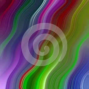 Colorful Wavy Gradient Lines Abstract Background. Best for Computer and Mobile phone wallpaper. Fluid painting abstract texture