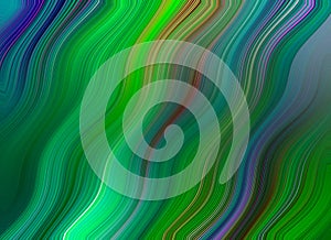 Colorful Wavy Gradient Lines Abstract Background. Best for Computer and Mobile phone wallpaper. Fluid painting abstract texture