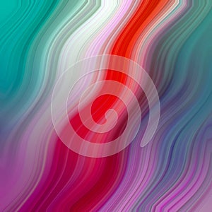 Colorful Wavy Gradient Lines Abstract Background. Best for Computer and Mobile phone wallpaper. Fluid painting abstract texture