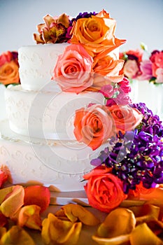 Colorful Wedding Cake