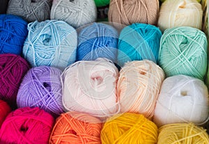 Colorful whool balls