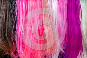 Colorful Wigs Artificial hair Salon