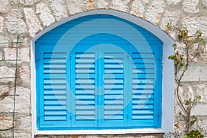 Colorful Window In Croatia