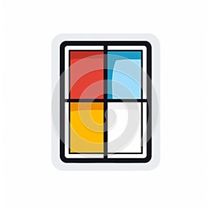 Colorful Window: Minimalist Strokes And Personal Iconography