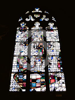 Colorful Window of Saint Peter and Saint Paul