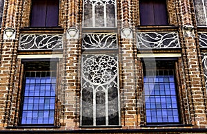 Colorful Windows Copernicus House Torun Poland