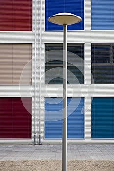 Colorful windows shutters